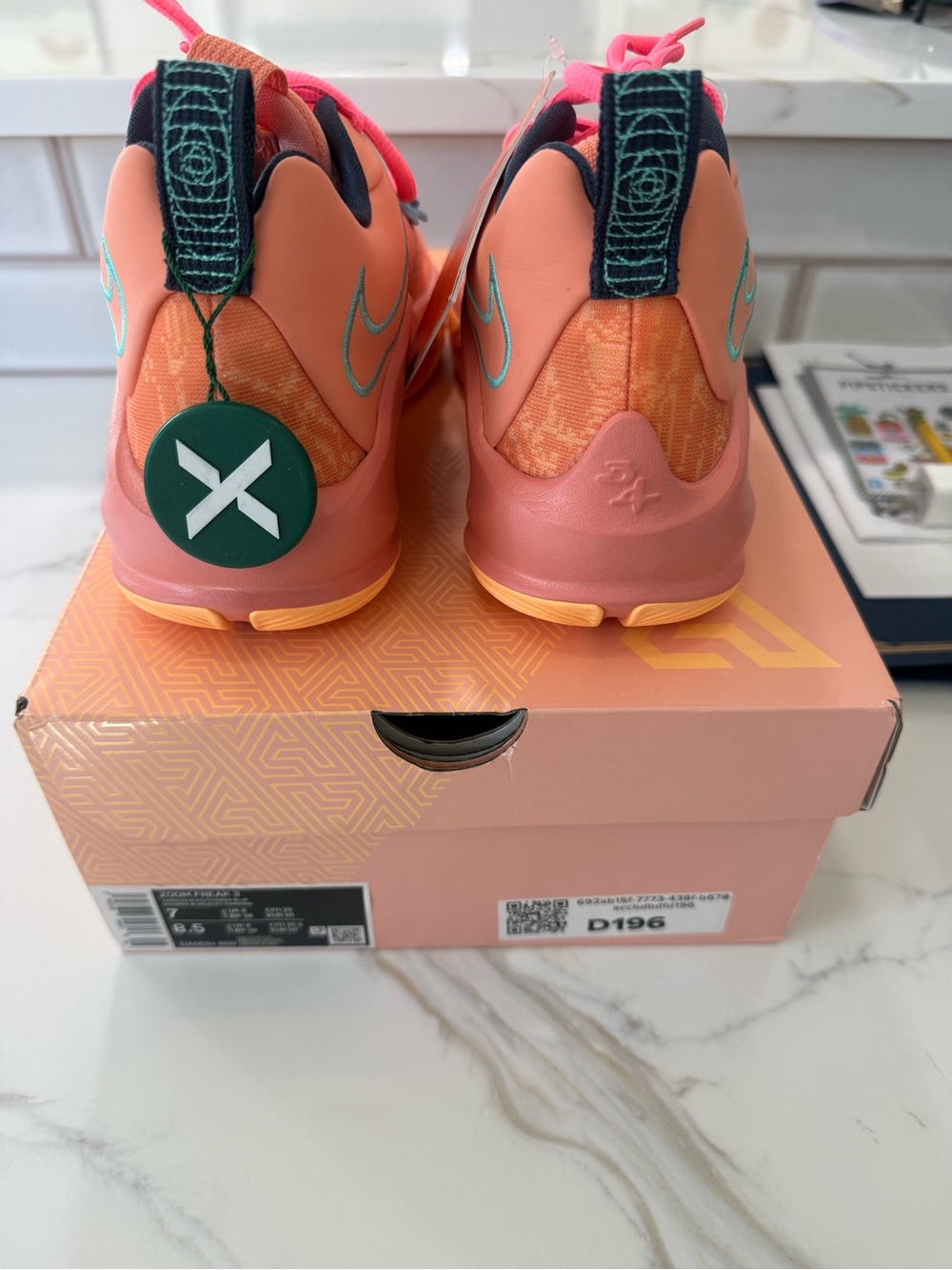 Nike Zoom Freak 3 Crimson Bliss/Thunder Blue NIB - Picture 10 of 10